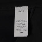 N/07 エヌゼロナナ / 美品 25AW 2TUCKS EASY SHORTS RIBBED CARDBOARD KNIT JERSEY ショートパンツ / L0-PT-011 / size ONE SIZE (BLACK)  352163-uen