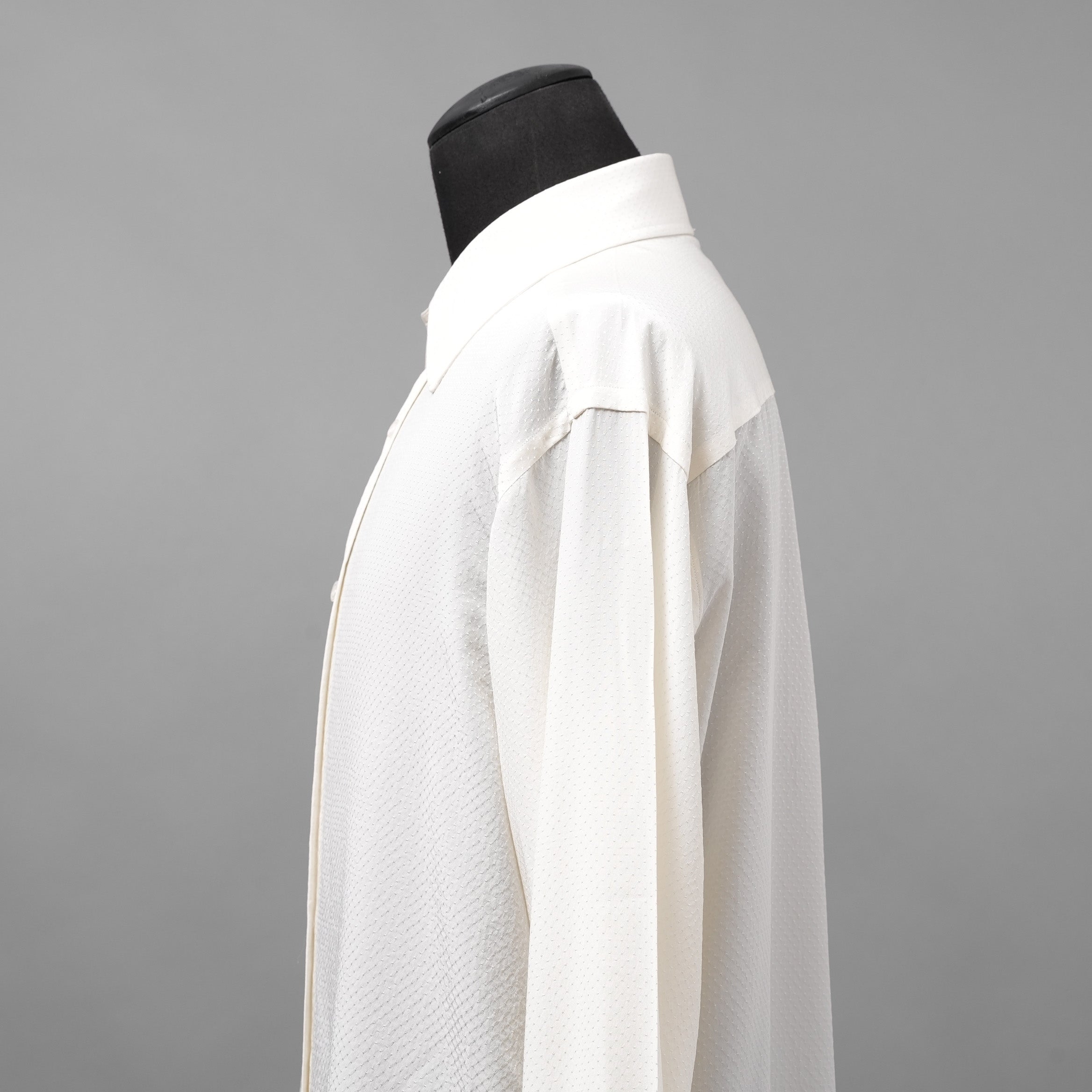 TOM FORD トム フォード / White Dotted Dress Shirt 長袖シャツ / 4FT390 / size 40 (IVORY)