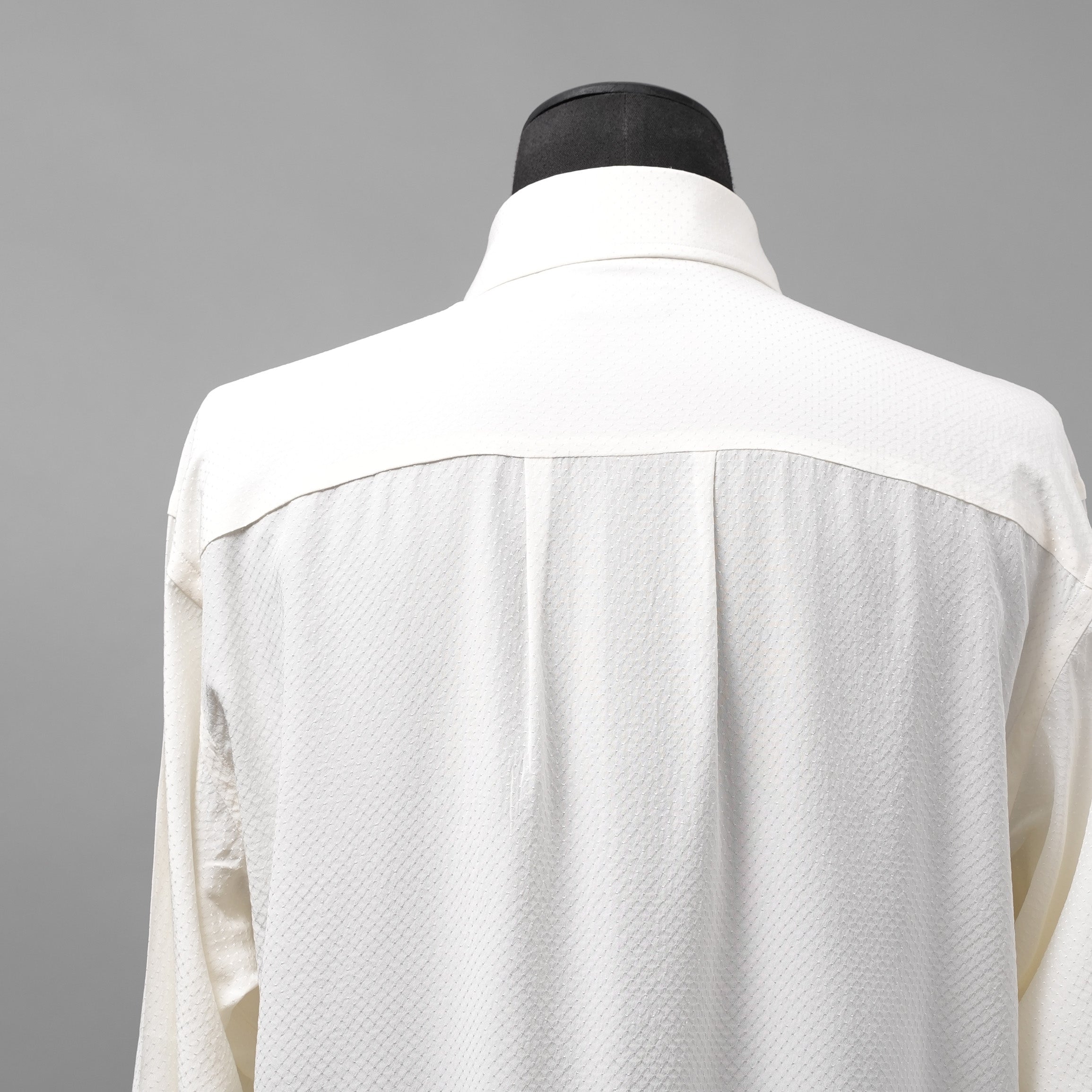 TOM FORD トム フォード / White Dotted Dress Shirt 長袖シャツ / 4FT390 / size 40 (IVORY)
