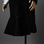 sacai サカイ / 23AW 美品 ウール×ポリエステル ワンピース / 23-06951 / size 1 (BLACK×WHITE）レディース