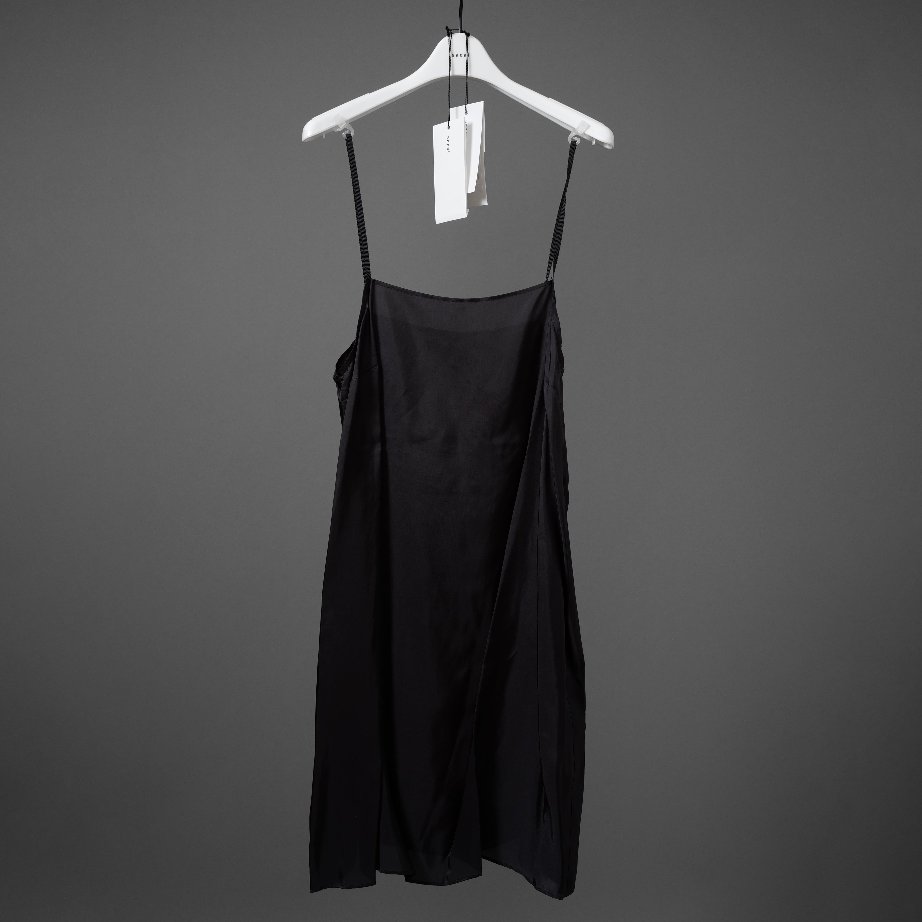 sacai サカイ / 23AW 美品 ウール×ポリエステル ワンピース / 23-06951 / size 1 (BLACK×WHITE）レディース