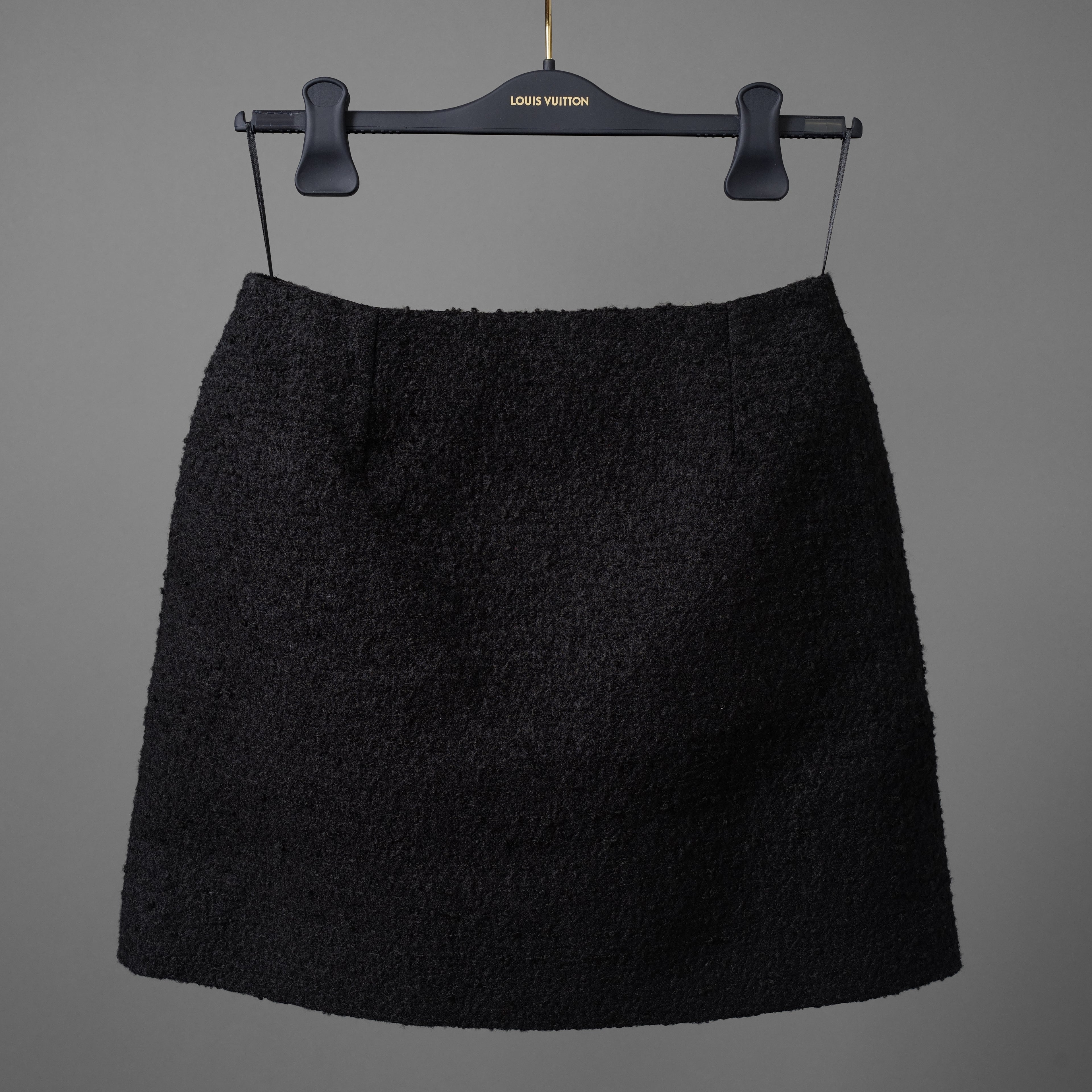 Louis Vuitton ルイヴィトン/ 22AW 美品 ブークレ ウール スカート / FNJU86Q23 / size 38 (BLACK) レディース