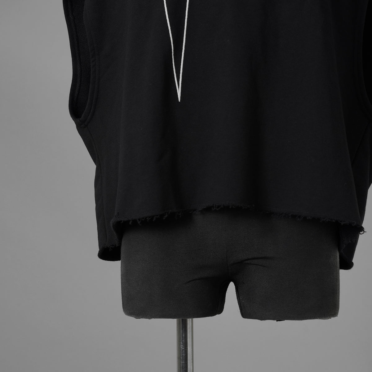 RICK OWENS x Champion リックオウエンス x チャンピオン / 美品 25SS Micro Tatlin T-Shirt マイクロ・タトリン ノースリーブ  Tシャツ / CM01E1666-CHFE / size S (BLACK) 352169-in-ue