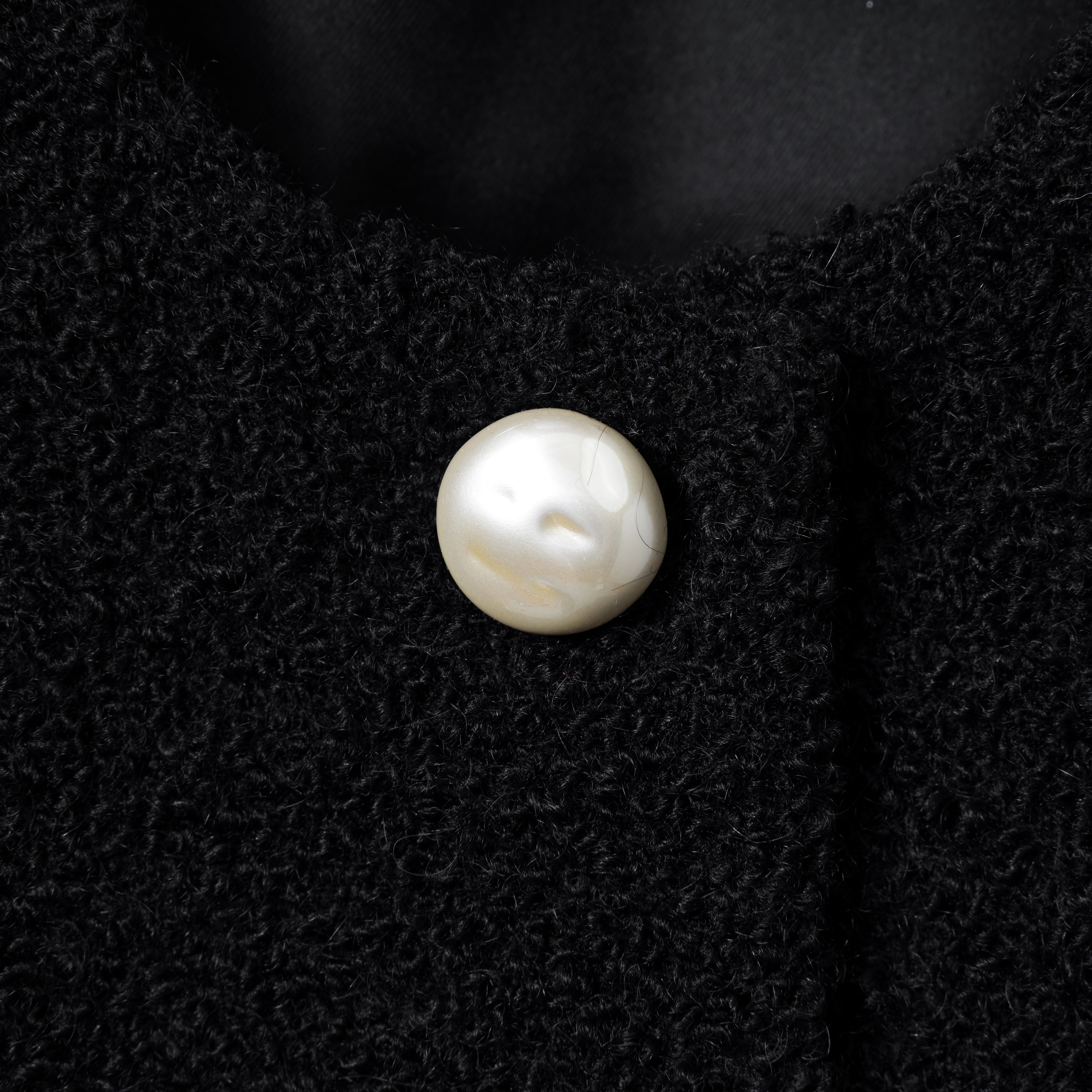 Louis Vuitton ルイヴィトン/ 22AW 美品  ウール モヘヤ パール ベスト / FNTO78 RG6 / size38 (BLACK) レディース