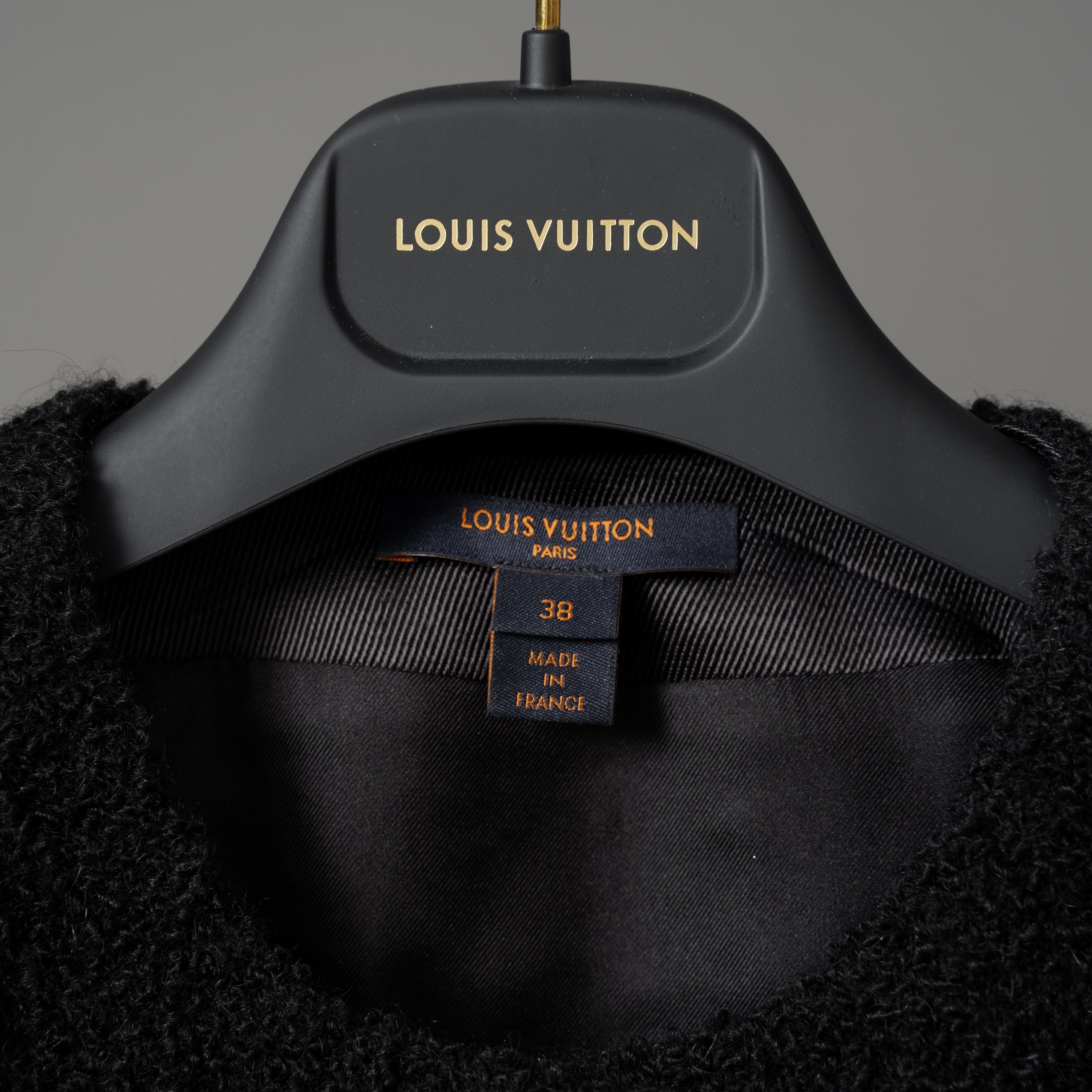 Louis Vuitton ルイヴィトン/ 22AW 美品  ウール モヘヤ パール ベスト / FNTO78 RG6 / size38 (BLACK) レディース