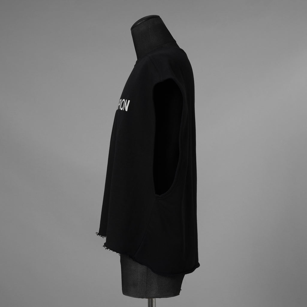 RICK OWENS x Champion リックオウエンス x チャンピオン / 美品 25SS Micro Tatlin T-Shirt マイクロ・タトリン ノースリーブ  Tシャツ / CM01E1666-CHFE / size S (BLACK) 352169-in-ue