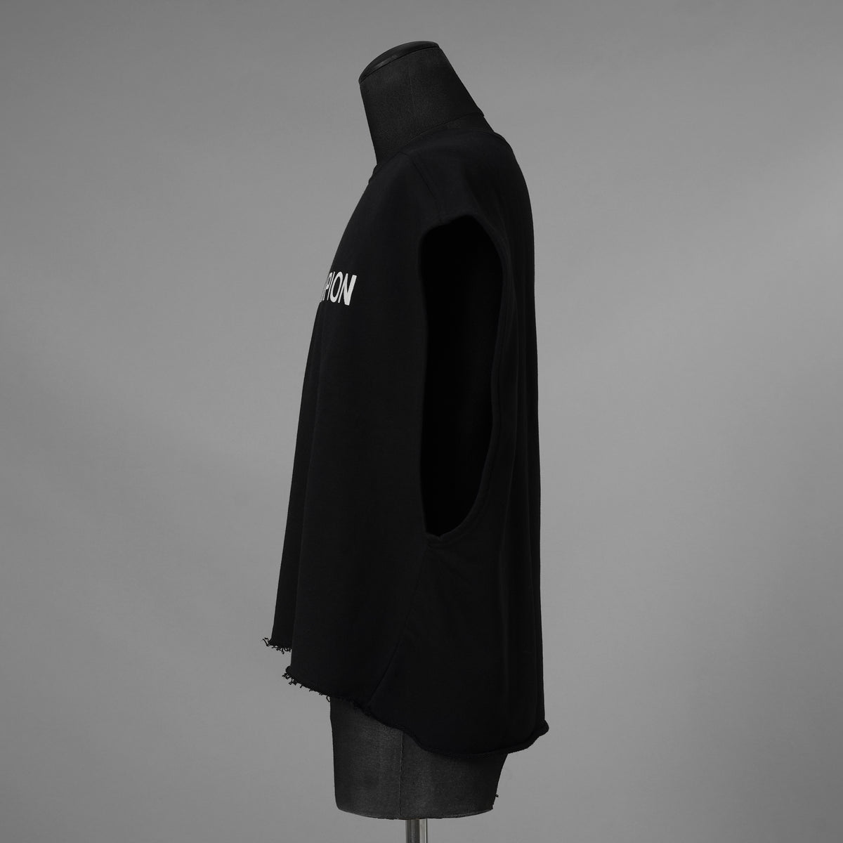 RICK OWENS x Champion リックオウエンス x チャンピオン / 美品 25SS Micro Tatlin T-Shirt マイクロ・タトリン ノースリーブ  Tシャツ / CM01E1666-CHFE / size S (BLACK) 352169-in-ue