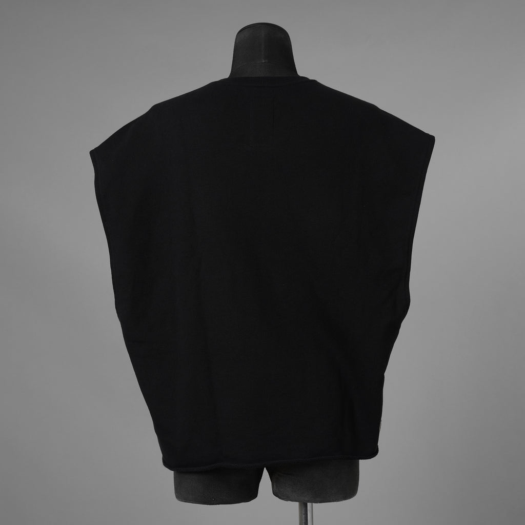 RICK OWENS x Champion リックオウエンス x チャンピオン / 美品 25SS Micro Tatlin T-Shirt マイクロ・タトリン ノースリーブ  Tシャツ / CM01E1666-CHFE / size S (BLACK) 352169-in-ue