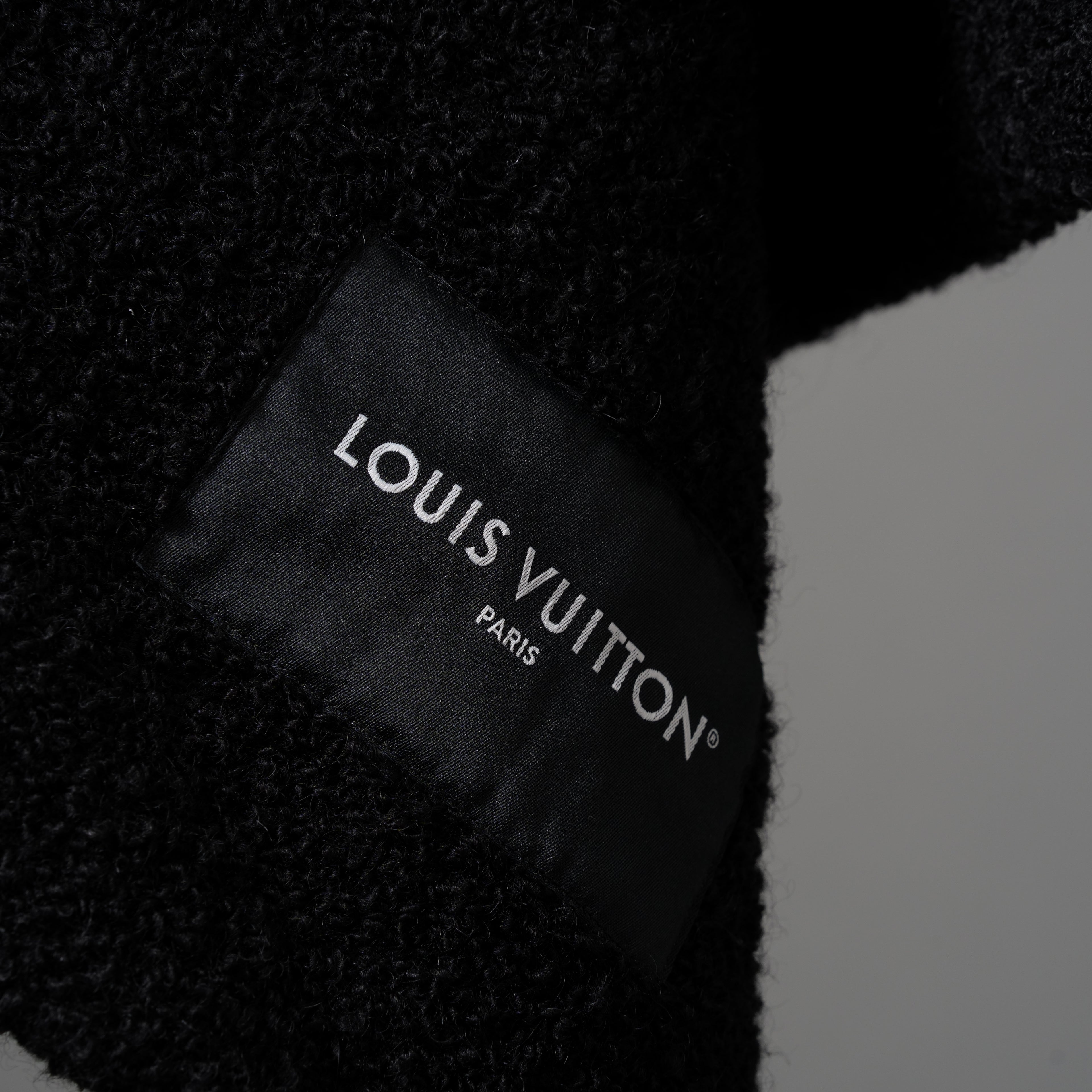 Louis Vuitton ルイヴィトン/ 22AW 美品  ウール モヘヤ パール ベスト / FNTO78 RG6 / size38 (BLACK) レディース