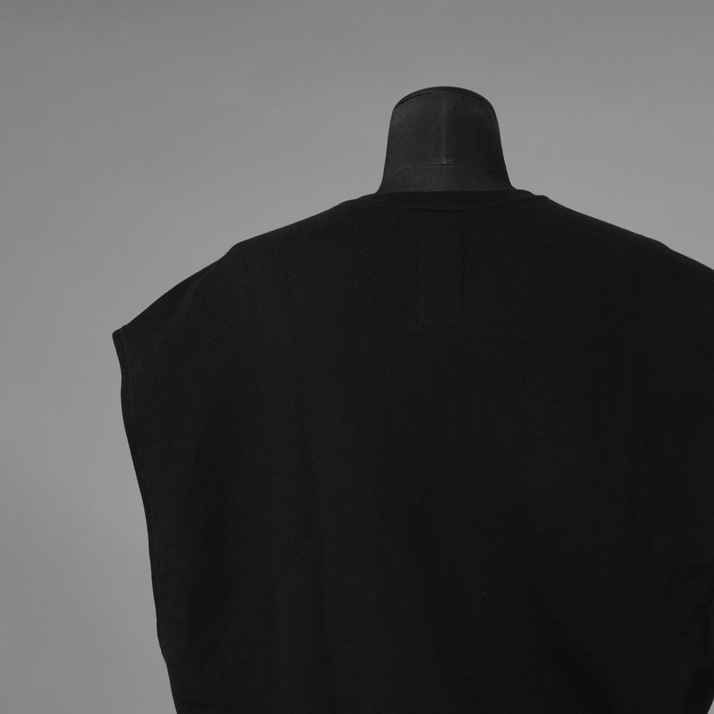 RICK OWENS x Champion リックオウエンス x チャンピオン / 美品 25SS Micro Tatlin T-Shirt マイクロ・タトリン ノースリーブ  Tシャツ / CM01E1666-CHFE / size S (BLACK) 352169-in-ue