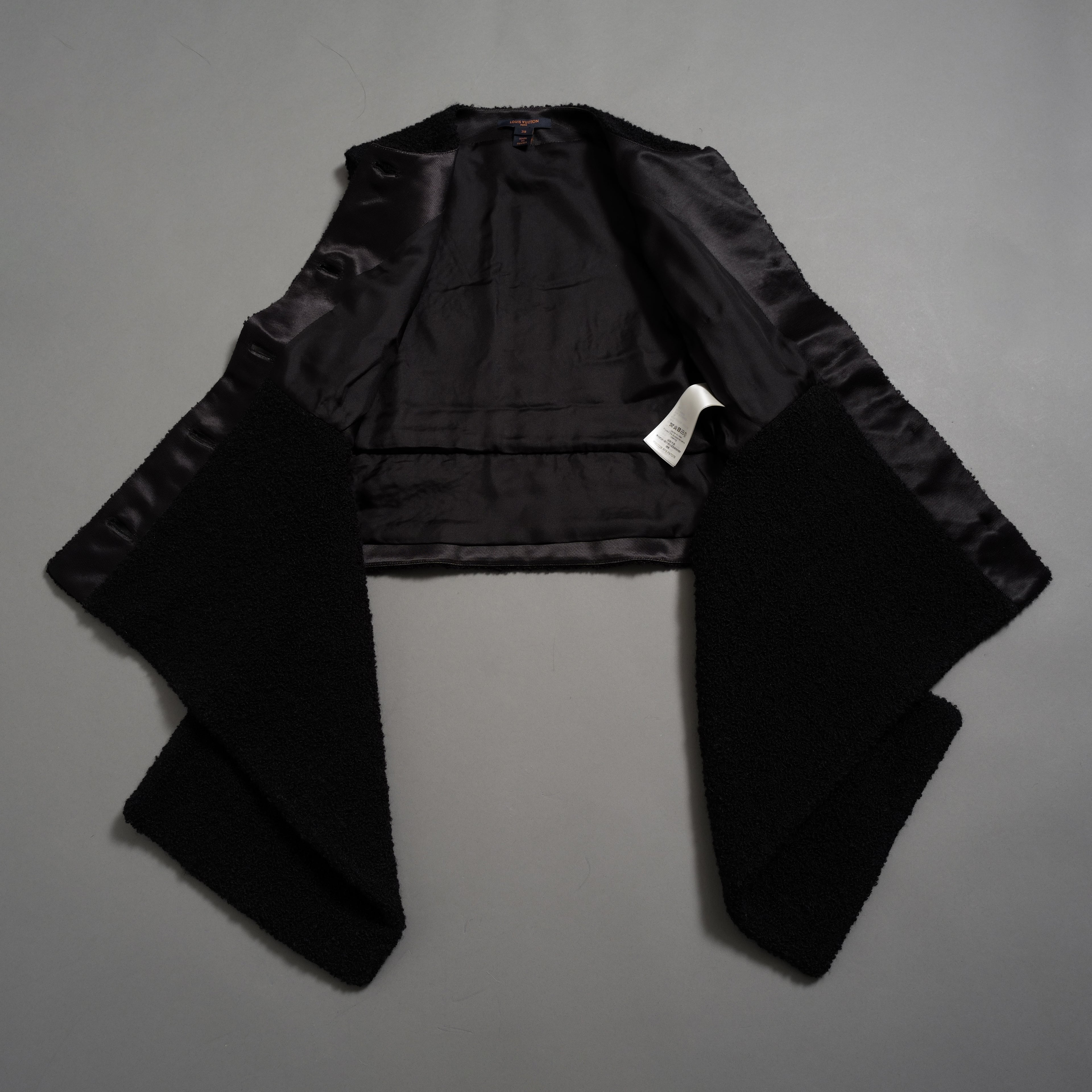 Louis Vuitton ルイヴィトン/ 22AW 美品  ウール モヘヤ パール ベスト / FNTO78 RG6 / size38 (BLACK) レディース