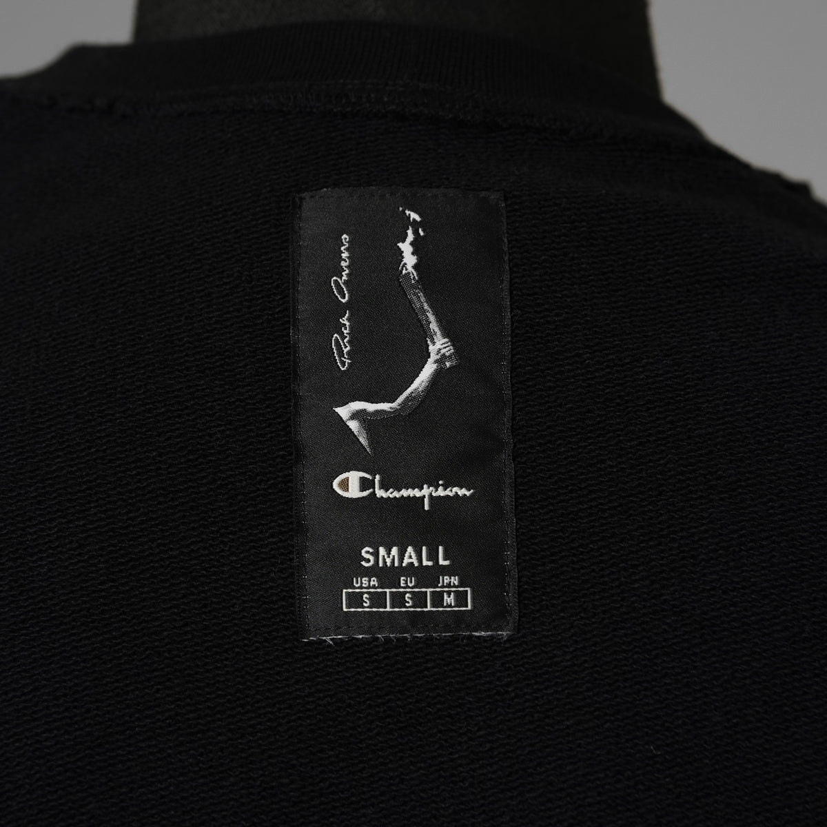 RICK OWENS x Champion リックオウエンス x チャンピオン / 美品 25SS Micro Tatlin T-Shirt マイクロ・タトリン ノースリーブ  Tシャツ / CM01E1666-CHFE / size S (BLACK) 352169-in-ue