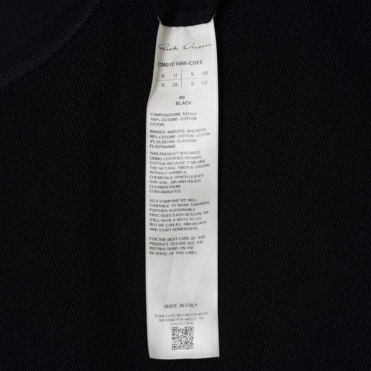 RICK OWENS x Champion リックオウエンス x チャンピオン / 美品 25SS Micro Tatlin T-Shirt マイクロ・タトリン ノースリーブ  Tシャツ / CM01E1666-CHFE / size S (BLACK) 352169-in-ue