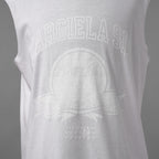 MM6 Maison Margiela エムエムシックス メゾンマルジェラ / 美品 21SS MARGIELA SIX プリント ノースリーブ フーディー パーカー / SH2NL0009 M20115 / size S (WHITE)