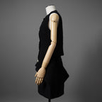 Louis Vuitton ルイヴィトン/ 22AW 美品  ウール モヘヤ パール ベスト / FNTO78 RG6 / size38 (BLACK) レディース