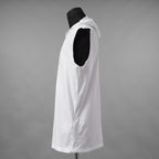 MM6 Maison Margiela エムエムシックス メゾンマルジェラ / 美品 21SS MARGIELA SIX プリント ノースリーブ フーディー パーカー / SH2NL0009 M20115 / size S (WHITE)