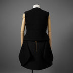 Louis Vuitton ルイヴィトン/ 22AW 美品  ウール モヘヤ パール ベスト / FNTO78 RG6 / size38 (BLACK) レディース