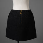 Louis Vuitton ルイヴィトン/ 22AW 美品 ブークレ ウール スカート / FNJU86Q23 / size 38 (BLACK) レディース