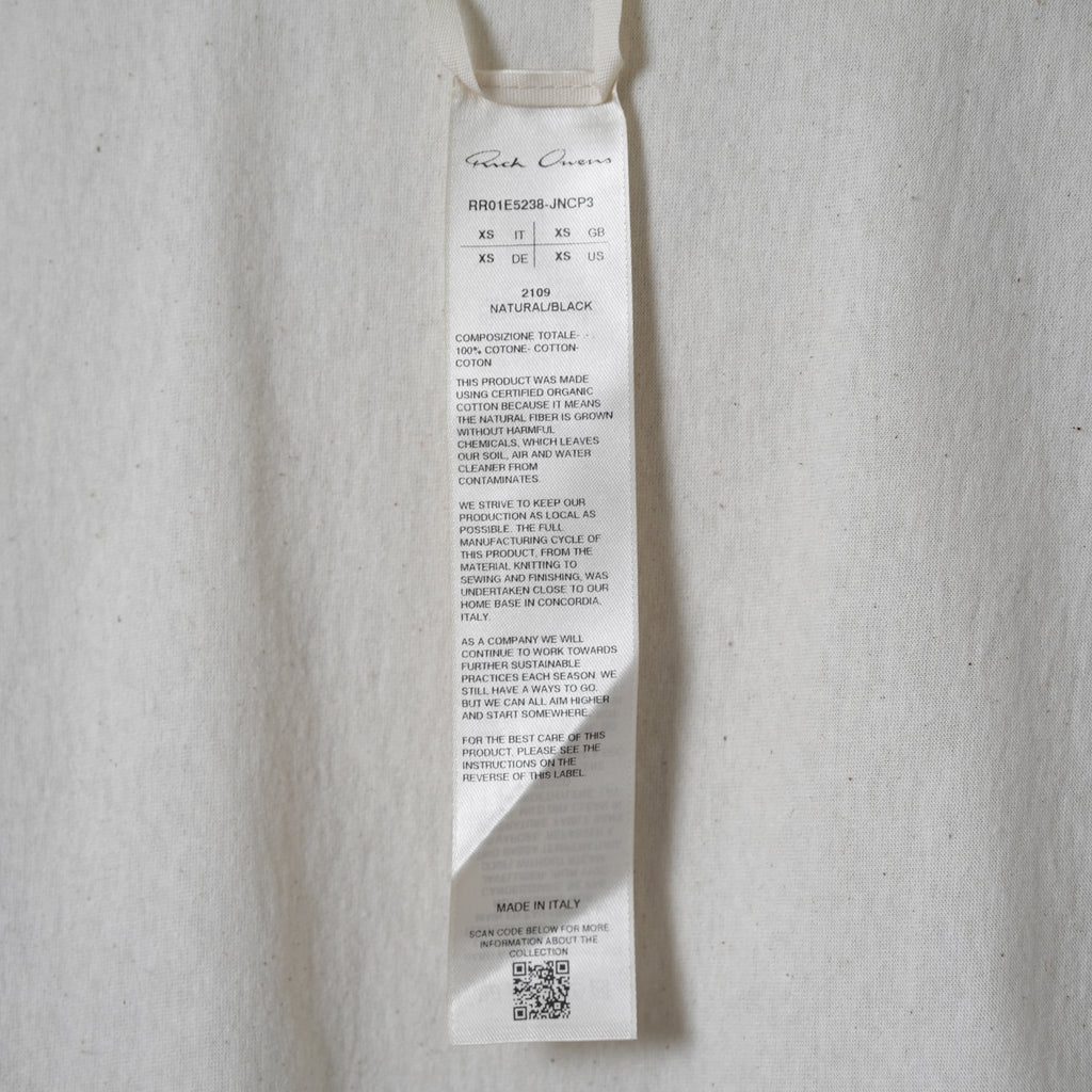 RICK OWENS リックオウエンス / 美品 25SS Jumbo SS "Holding Hands" T-Shirt 半袖Tシャツ / RR01E5238JNCP3 / size XS (NATURAL) 352170-in-ue