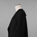 FENDI フェンディ / 川口春奈 着用 / 美品 23AW レイヤードカラー クロップド テーラード ジャケット / FJ7464AXAU / size 38 ( BLACK ) レディース