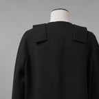 FENDI フェンディ / 川口春奈 着用 / 美品 23AW レイヤードカラー クロップド テーラード ジャケット / FJ7464AXAU / size 38 ( BLACK ) レディース