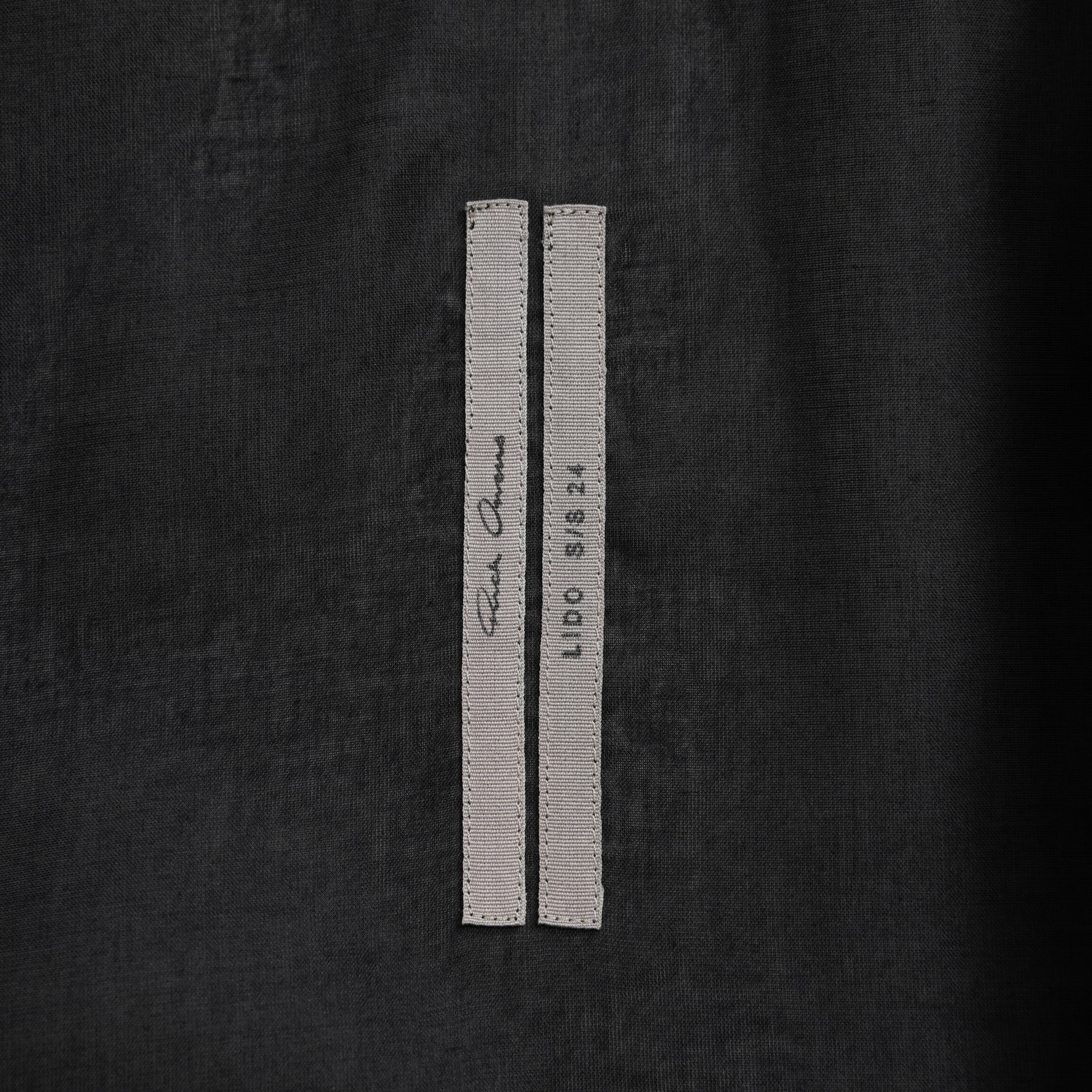 Rick Owensリックオウエンス / 24SS LIDO / 美品 OFFICE SHIRT / 長袖シャツ/ RU01D3299 OR / size 50 (BLACK)