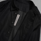 Rick Owensリックオウエンス / 24SS LIDO / 美品 OFFICE SHIRT / 長袖シャツ/ RU01D3299 OR / size 50 (BLACK)