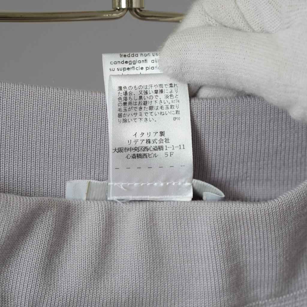 Cruciani クルチアーニ / 美品 サイドボタン ミラノリブ ニット タイト スカート / CD24 547 / size 38 (LIGHT GRAY) レディース 352167-izm