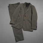 DESCENTE デサント / SOLOTEX DRYストレッチスーツ セットアップ / ジャケット パンツ / size A6(M) カーキグレー