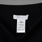 Cruciani クルチアーニ / 美品 サイドボタン ミラノリブ ニット タイト スカート / CD22 402 / size 38 (BLACK) レディース 352166-izm