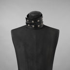 Rick Owens リックオウエンス / BIGBANG TAEYANG 着用 / 22AW STROBE Studded Leather Choker レザーチョーカー アクセサリー /  BLACK