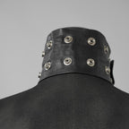 Rick Owens リックオウエンス / BIGBANG TAEYANG 着用 / 22AW STROBE Studded Leather Choker レザーチョーカー アクセサリー /  BLACK