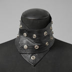 Rick Owens リックオウエンス / BIGBANG TAEYANG 着用 / 22AW STROBE Studded Leather Choker レザーチョーカー アクセサリー /  BLACK
