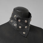 Rick Owens リックオウエンス / BIGBANG TAEYANG 着用 / 22AW STROBE Studded Leather Choker レザーチョーカー アクセサリー /  BLACK