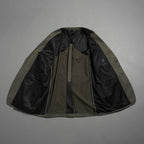 DESCENTE デサント / SOLOTEX DRYストレッチスーツ セットアップ / ジャケット パンツ / size A6(M) カーキグレー