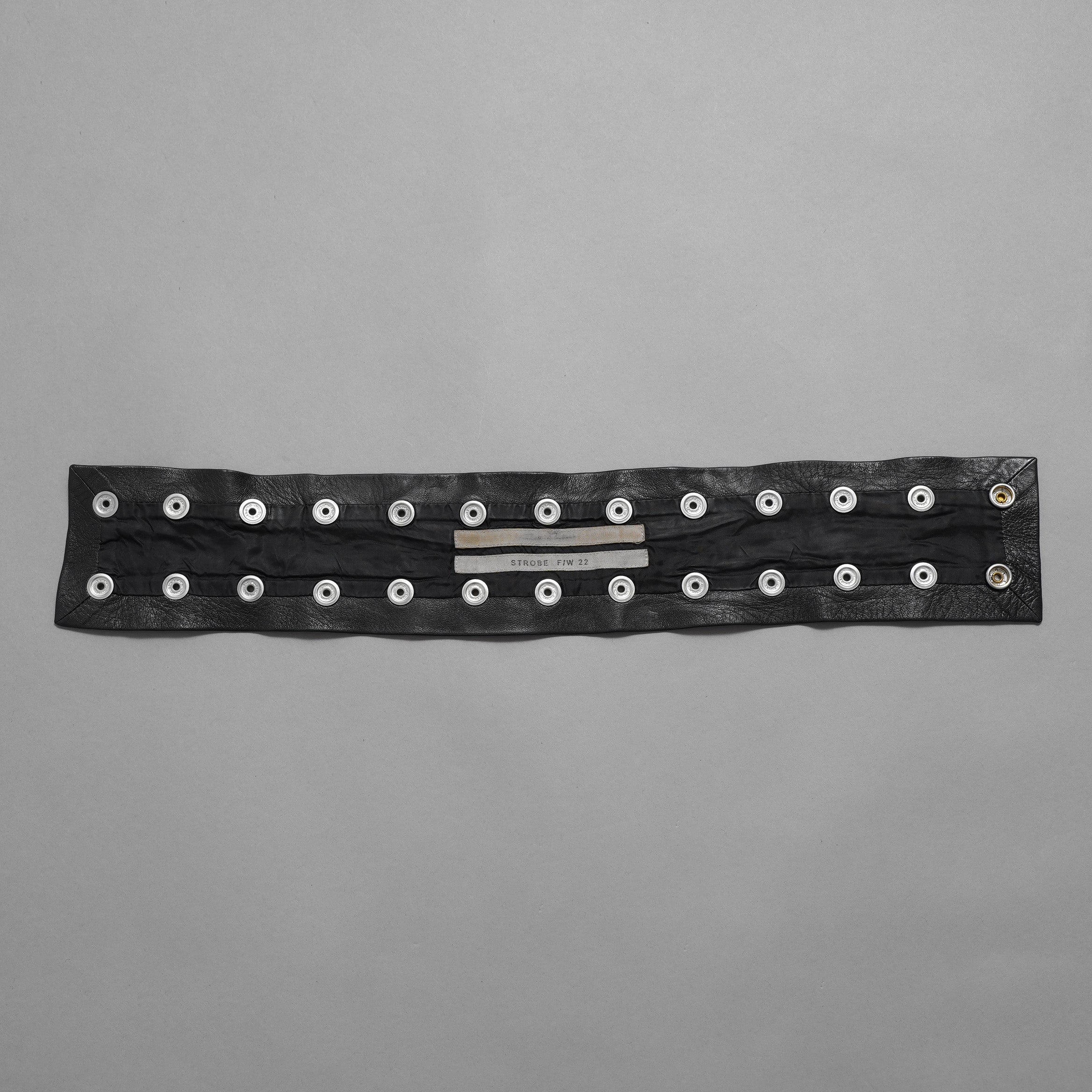 Rick Owens リックオウエンス / BIGBANG TAEYANG 着用 / 22AW STROBE Studded Leather Choker レザーチョーカー アクセサリー /  BLACK