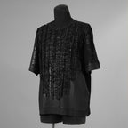 TAAKK ターク / 美品 25AW RUFFLE PRINT T-SHIRTS 半袖Ｔシャツ / TA25AW-JR092 / size 2 (BLACK) 352171-in-ue