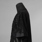 TAAKK ターク / 美品 25AW RUFFLE PRINT T-SHIRTS 半袖Ｔシャツ / TA25AW-JR092 / size 2 (BLACK) 352171-in-ue