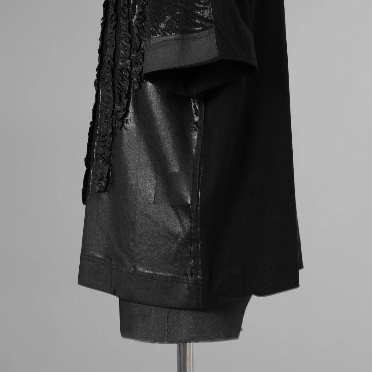 TAAKK ターク / 美品 25AW RUFFLE PRINT T-SHIRTS 半袖Ｔシャツ / TA25AW-JR092 / size 2 (BLACK) 352171-in-ue