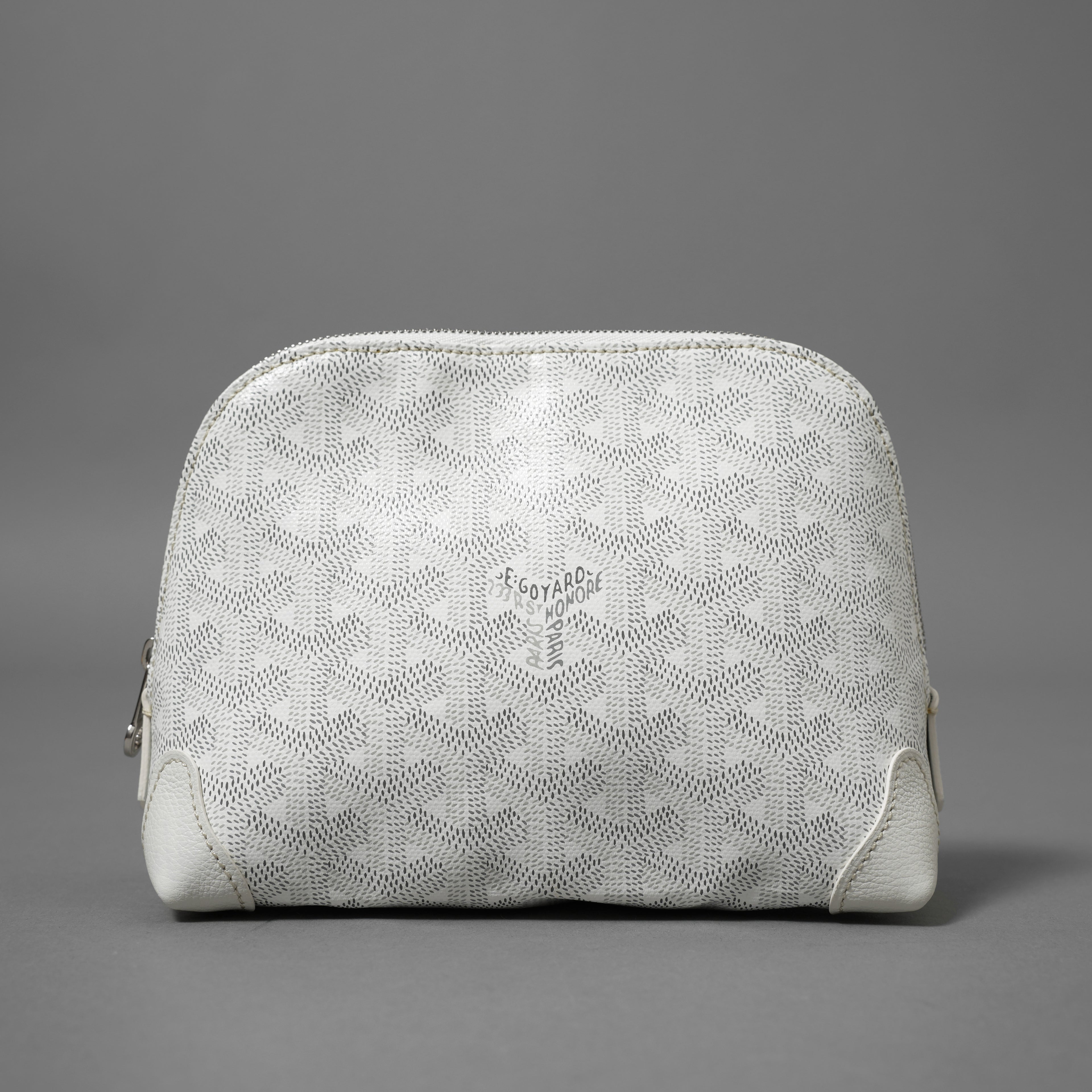 GOYARD ゴヤール / 美品 ヴァンドーム コスメティックポーチ 化粧ポーチ トラベルポーチ ポシェット / WHITE アクセサリー