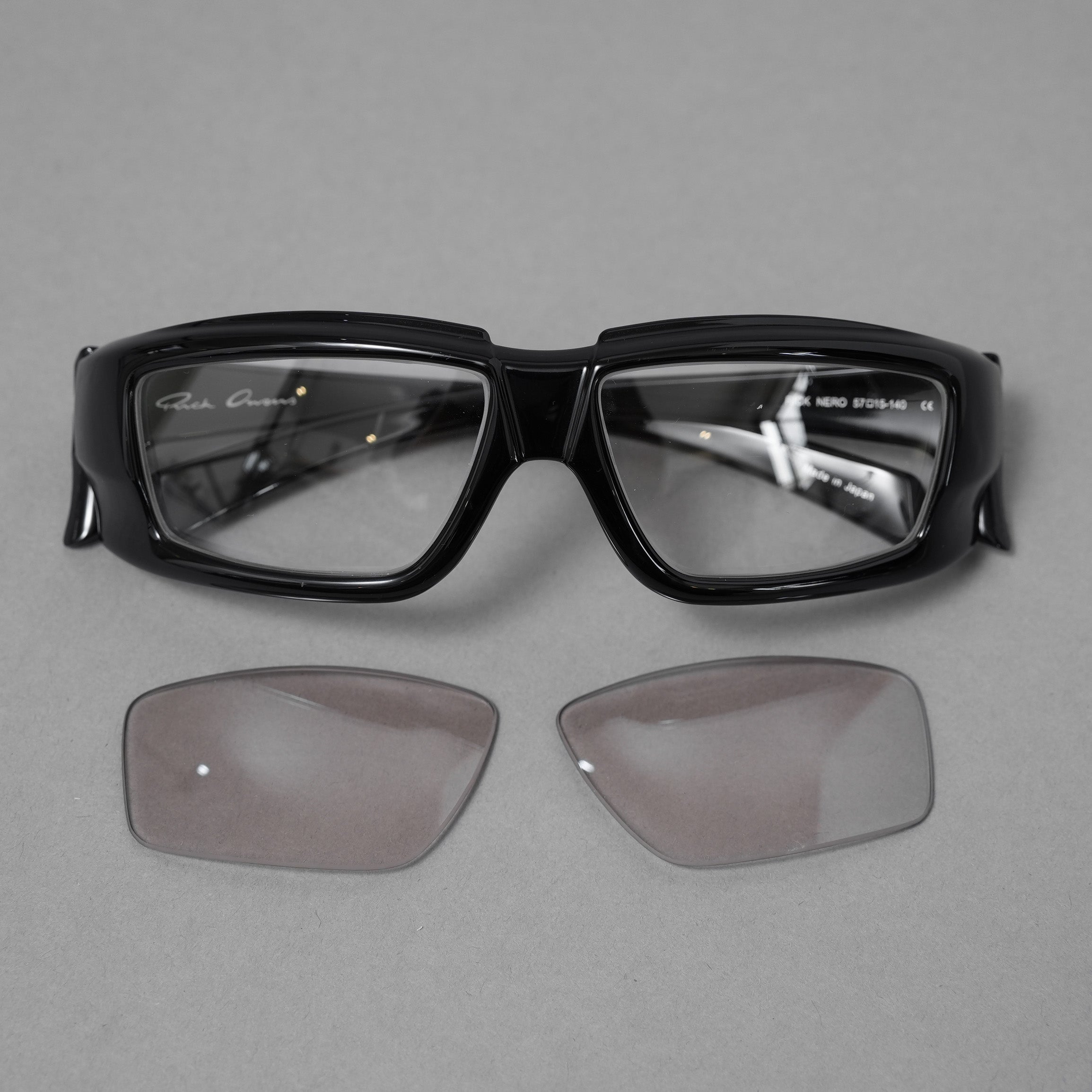 Rick Owens リックオウエンス / 25SS SUNGLASSES RICK RICK NERO サングラス / 57 15-140 (BLACK) アクセサリー