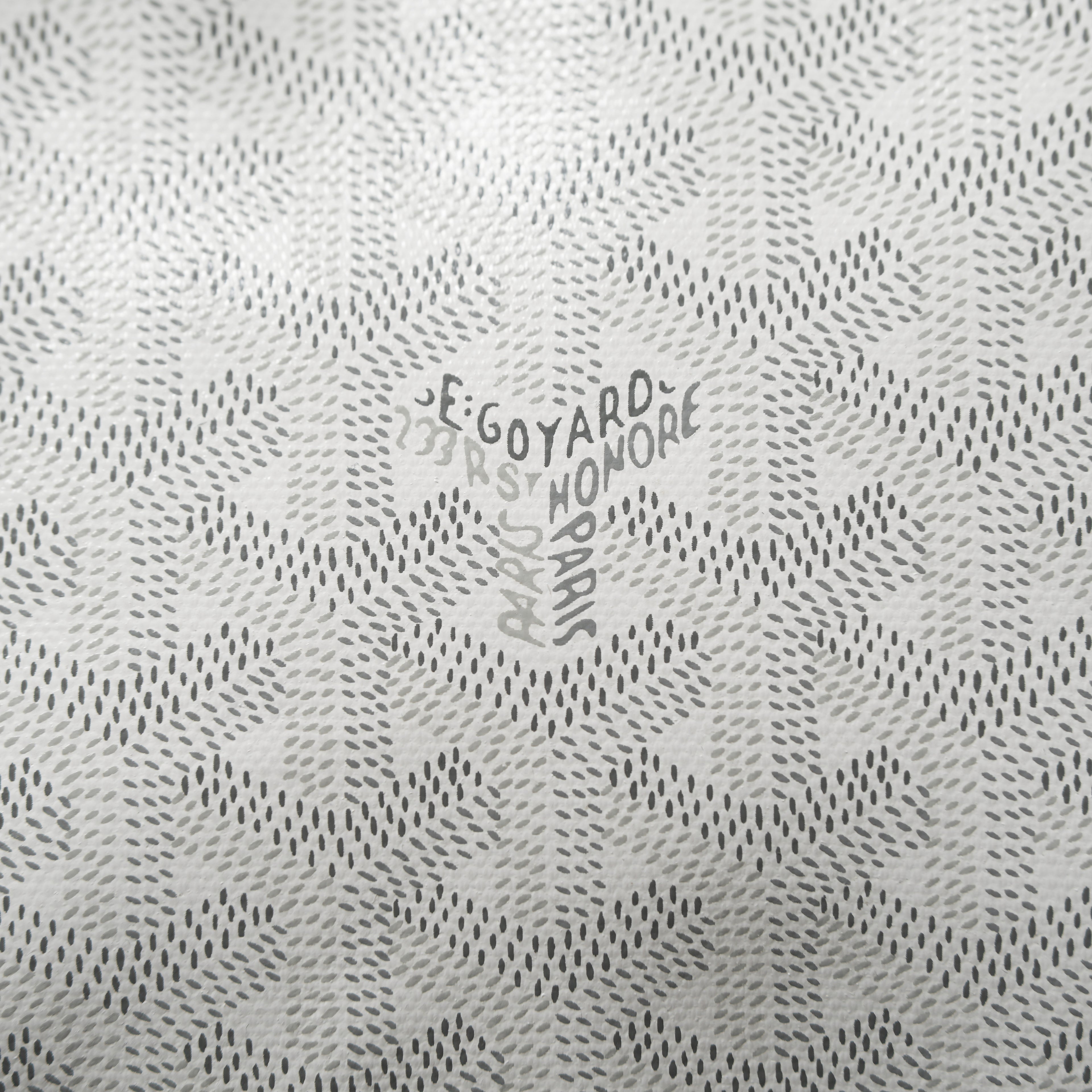 GOYARD ゴヤール / 美品 ヴァンドーム コスメティックポーチ 化粧ポーチ トラベルポーチ ポシェット / WHITE アクセサリー