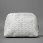 GOYARD ゴヤール / 美品 ヴァンドーム コスメティックポーチ 化粧ポーチ トラベルポーチ ポシェット / WHITE アクセサリー