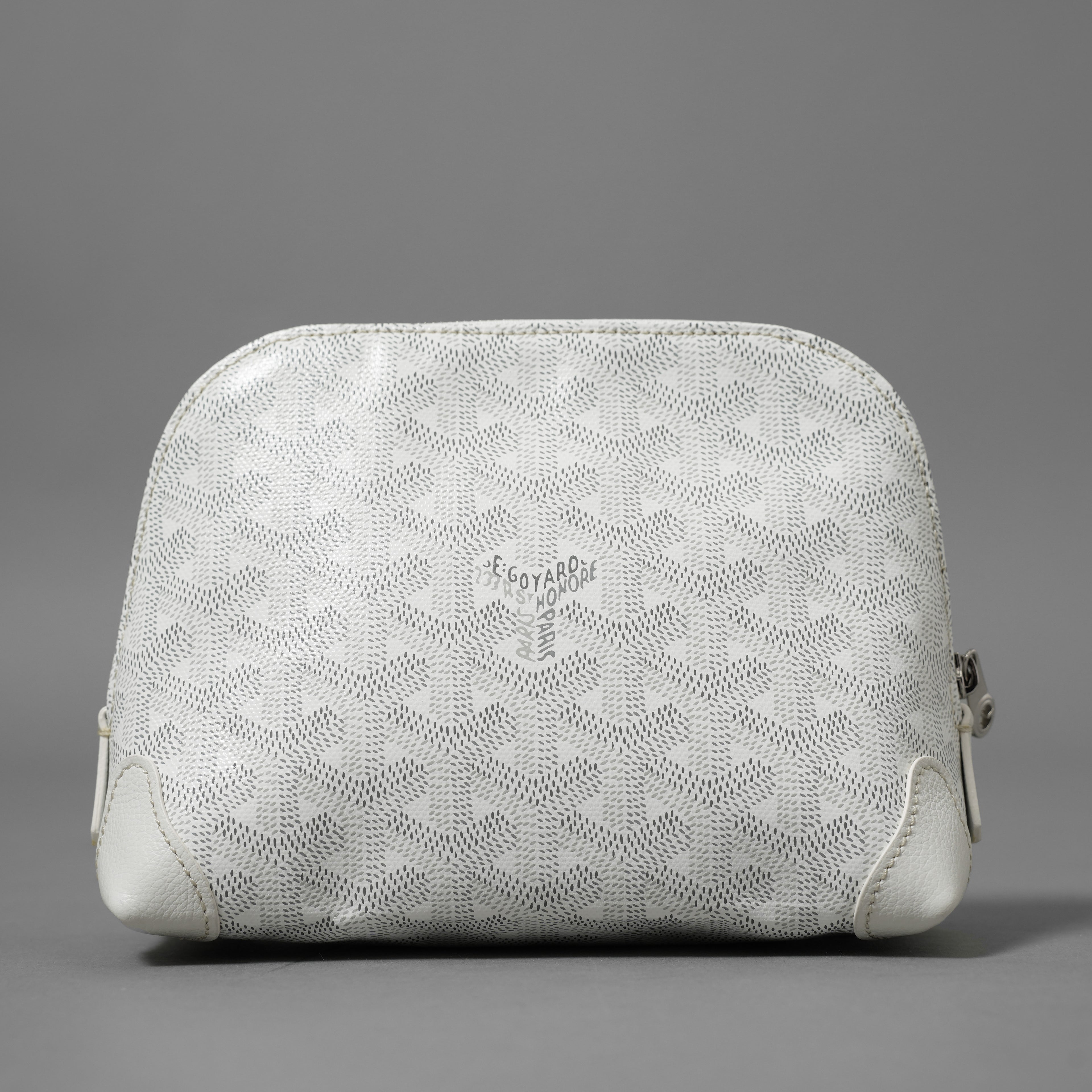 GOYARD ゴヤール / 美品 ヴァンドーム コスメティックポーチ 化粧ポーチ トラベルポーチ ポシェット / WHITE アクセサリー