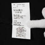 TAAKK ターク / 美品 25AW RUFFLE PRINT T-SHIRTS 半袖Ｔシャツ / TA25AW-JR092 / size 2 (BLACK) 352171-in-ue
