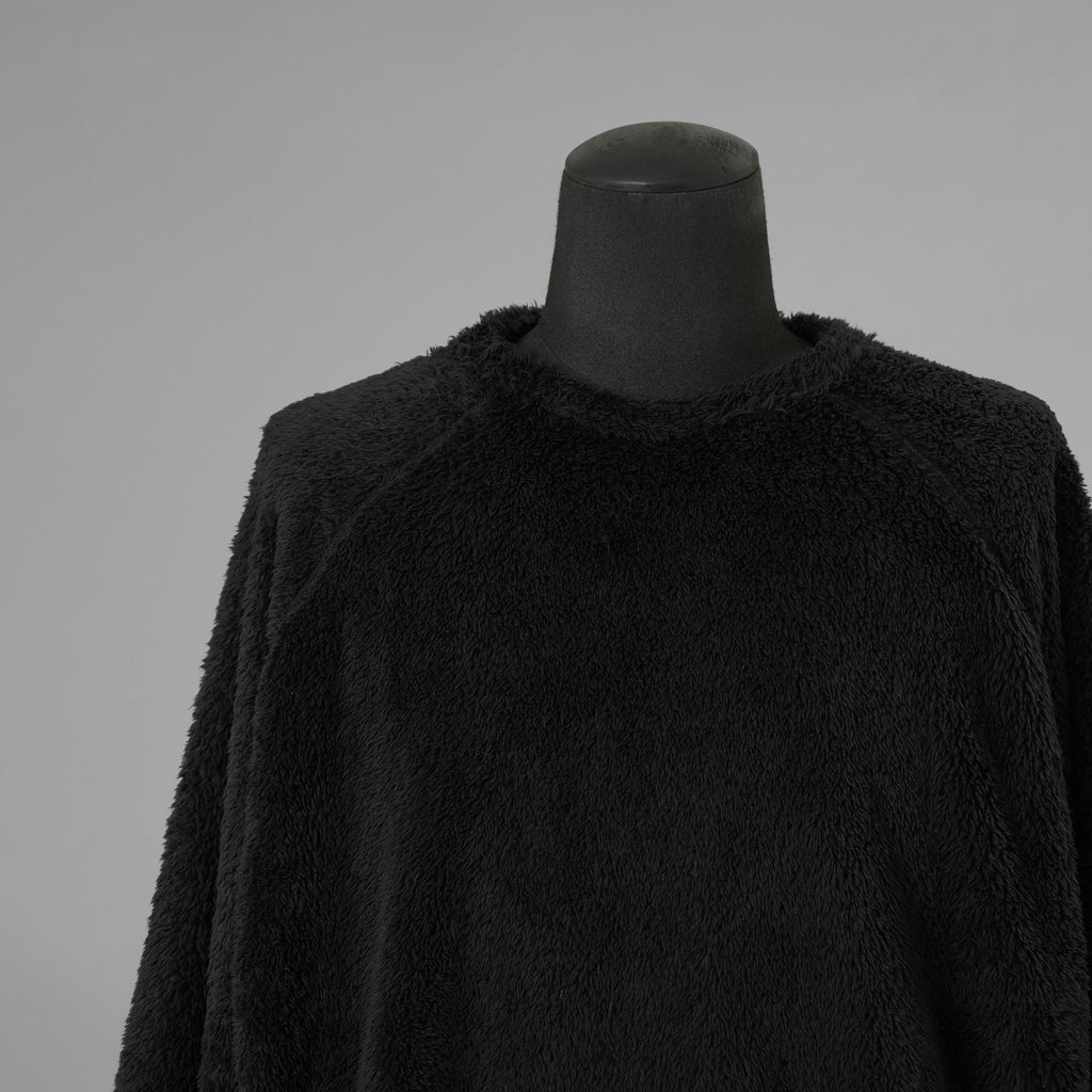 N/07 エヌゼロナナ / 24AW BOA FLEECE LOOSEY TOP ボアトップス 長袖ニット / L0-LT-001 / size ONE (BLACK) 352173-uen