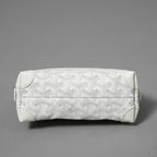 GOYARD ゴヤール / 美品 ヴァンドーム コスメティックポーチ 化粧ポーチ トラベルポーチ ポシェット / WHITE アクセサリー