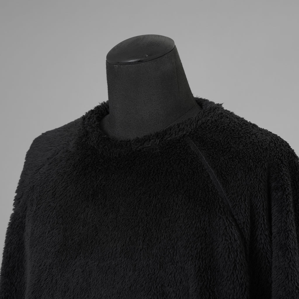 N/07 エヌゼロナナ / 24AW BOA FLEECE LOOSEY TOP ボアトップス 長袖ニット / L0-LT-001 / size ONE (BLACK) 352173-uen