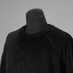 N/07 エヌゼロナナ / 24AW BOA FLEECE LOOSEY TOP ボアトップス 長袖ニット / L0-LT-001 / size ONE (BLACK) 352173-uen