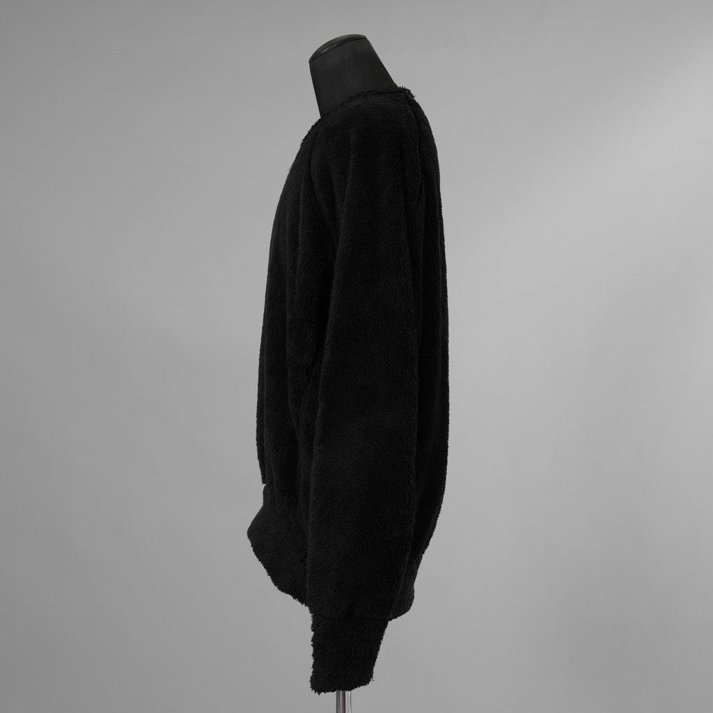 N/07 エヌゼロナナ / 24AW BOA FLEECE LOOSEY TOP ボアトップス 長袖ニット / L0-LT-001 / size ONE (BLACK) 352173-uen